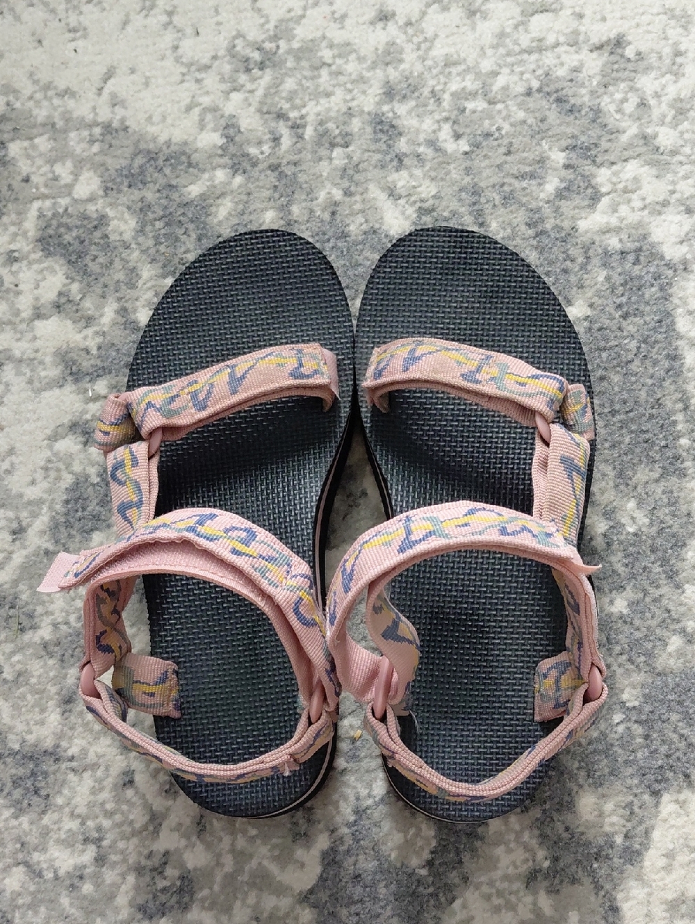 Teva Pink Patterned Platform Sandals - Picture 3 of 7